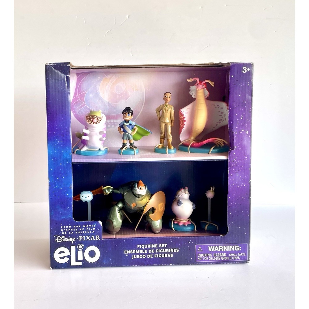 NIB Disney Pixar Elio Movie Figurine Figure 8 pieces Play Toy Set Glordon - Picture 1 of 3